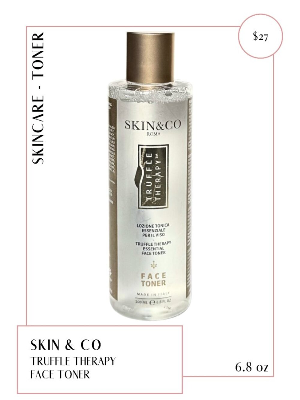 Skin & Co Truffle Therapy Face Toner